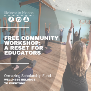 Free Community Workshop: A Reset for Educators
